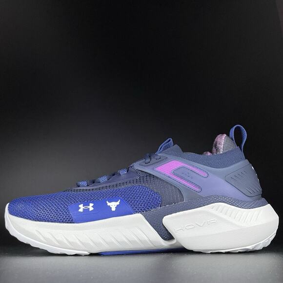 Under Armour Project Rock 5 Disrupt Men’s 11 Navy Black Cross Training Shoes NEW - Picture 1 of 10